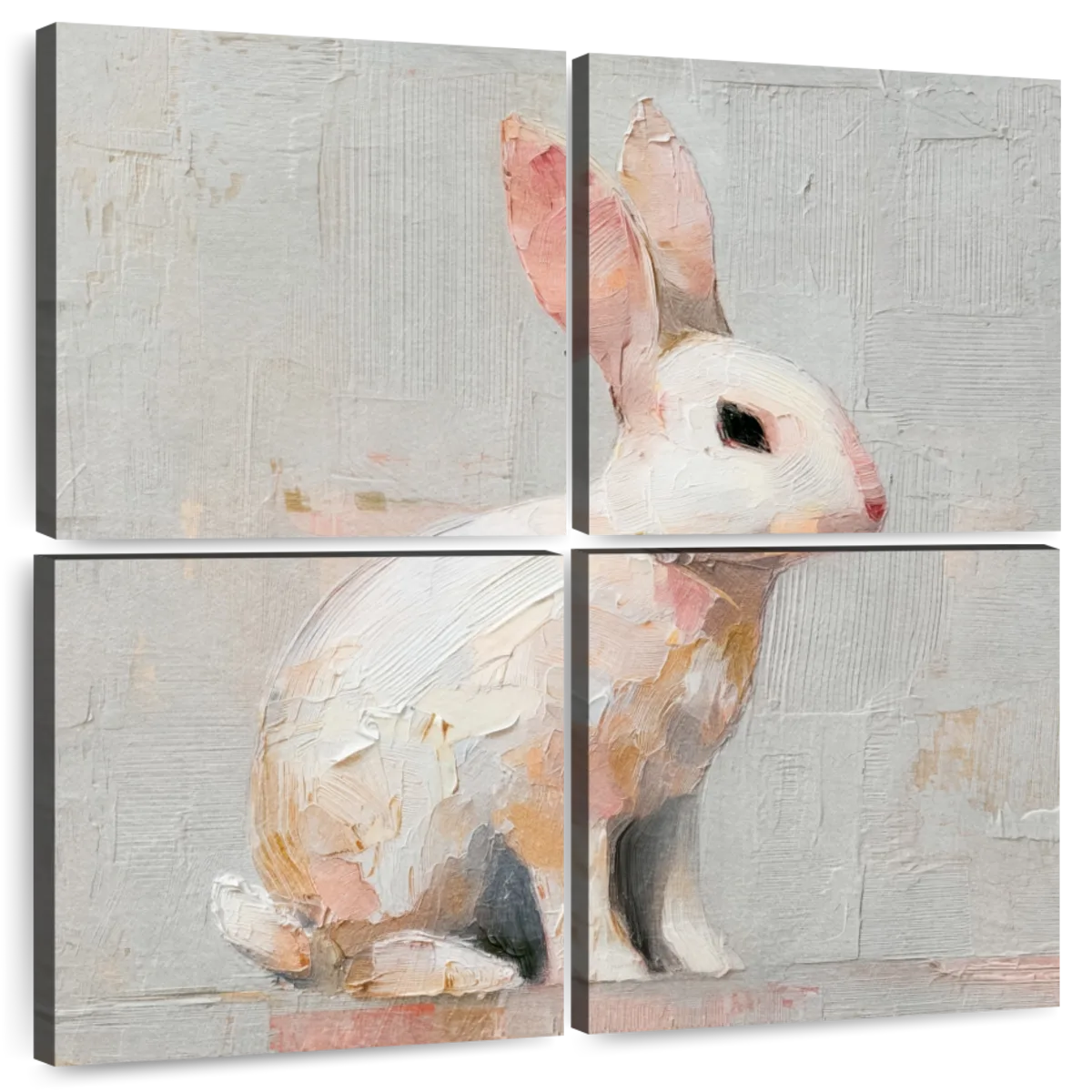 Soft Bunny Portrait Wall Art - Image 8