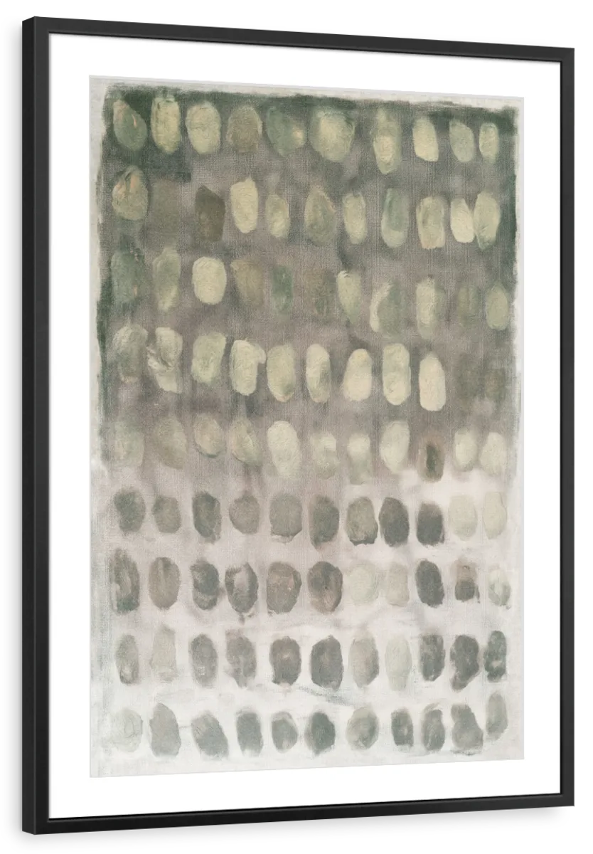 Soft Gray Abstract Ovals Wall Art - Image 10