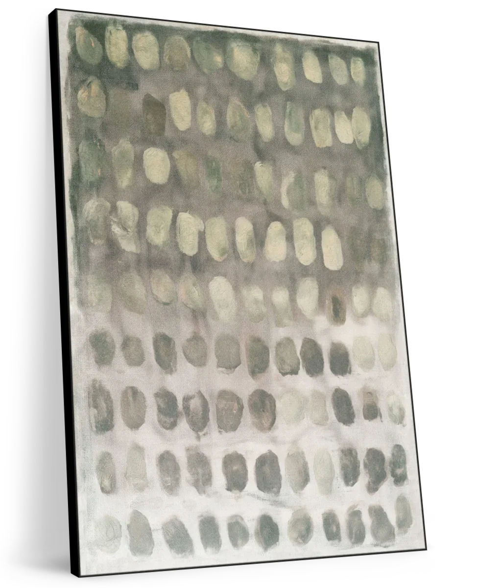 Soft Gray Abstract Ovals Wall Art - Image 11