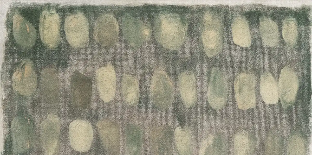 Soft Gray Abstract Ovals Wall Art - Image 14