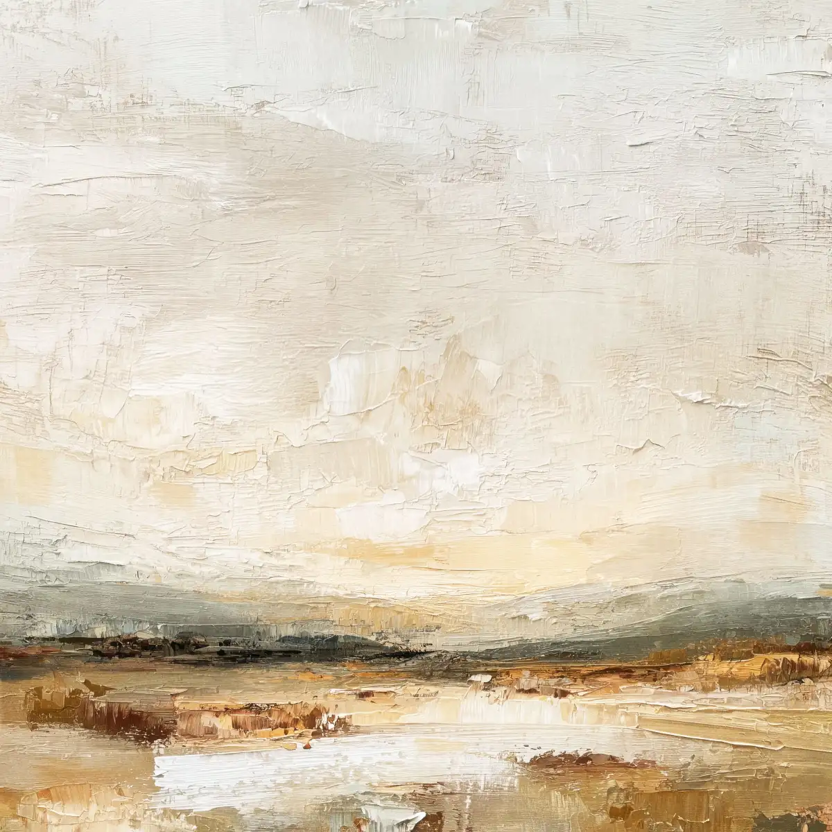 Soft Neutral Landscape III Wall Art - Image 13