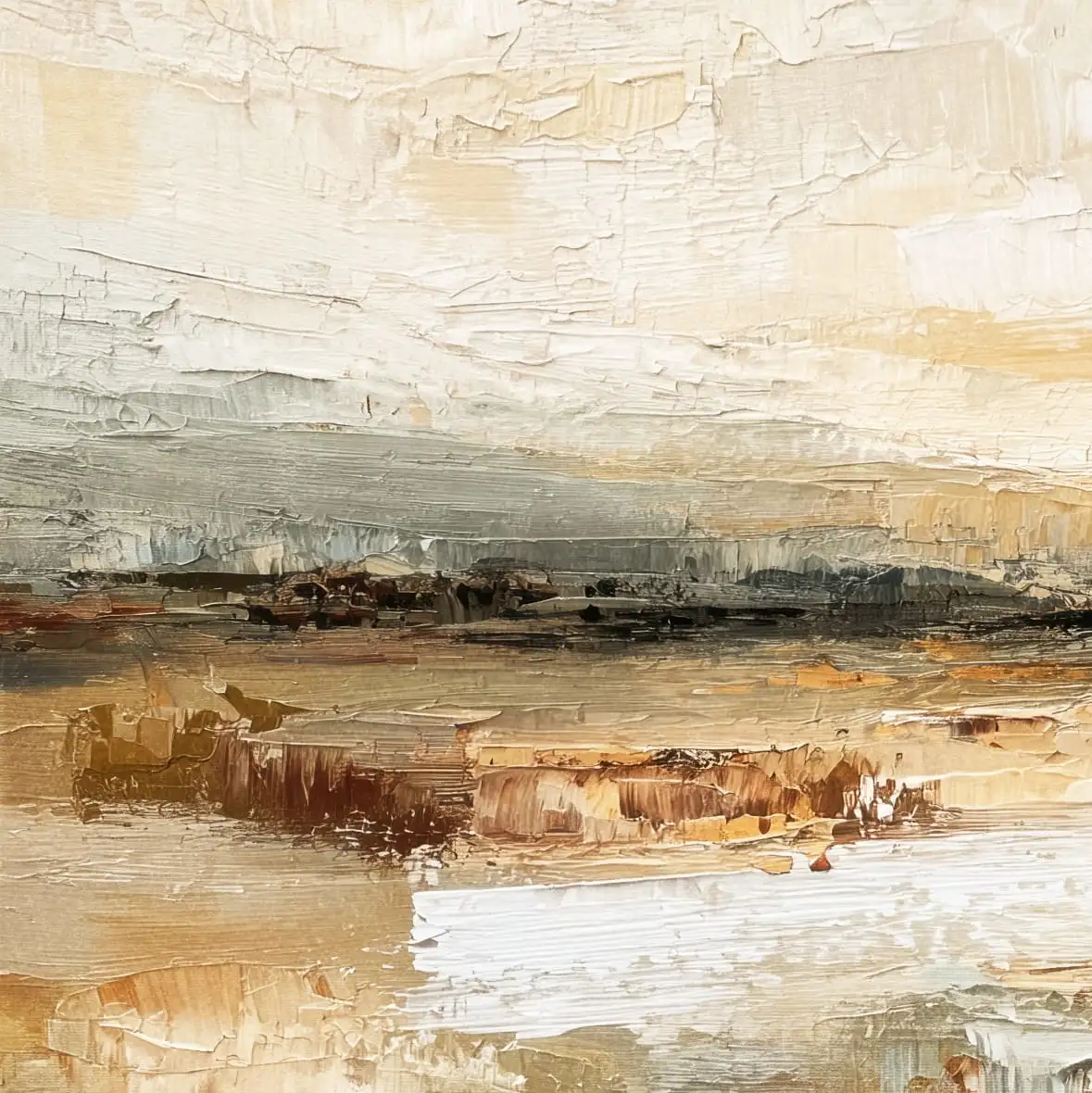 Soft Neutral Landscape III Wall Art - Image 15