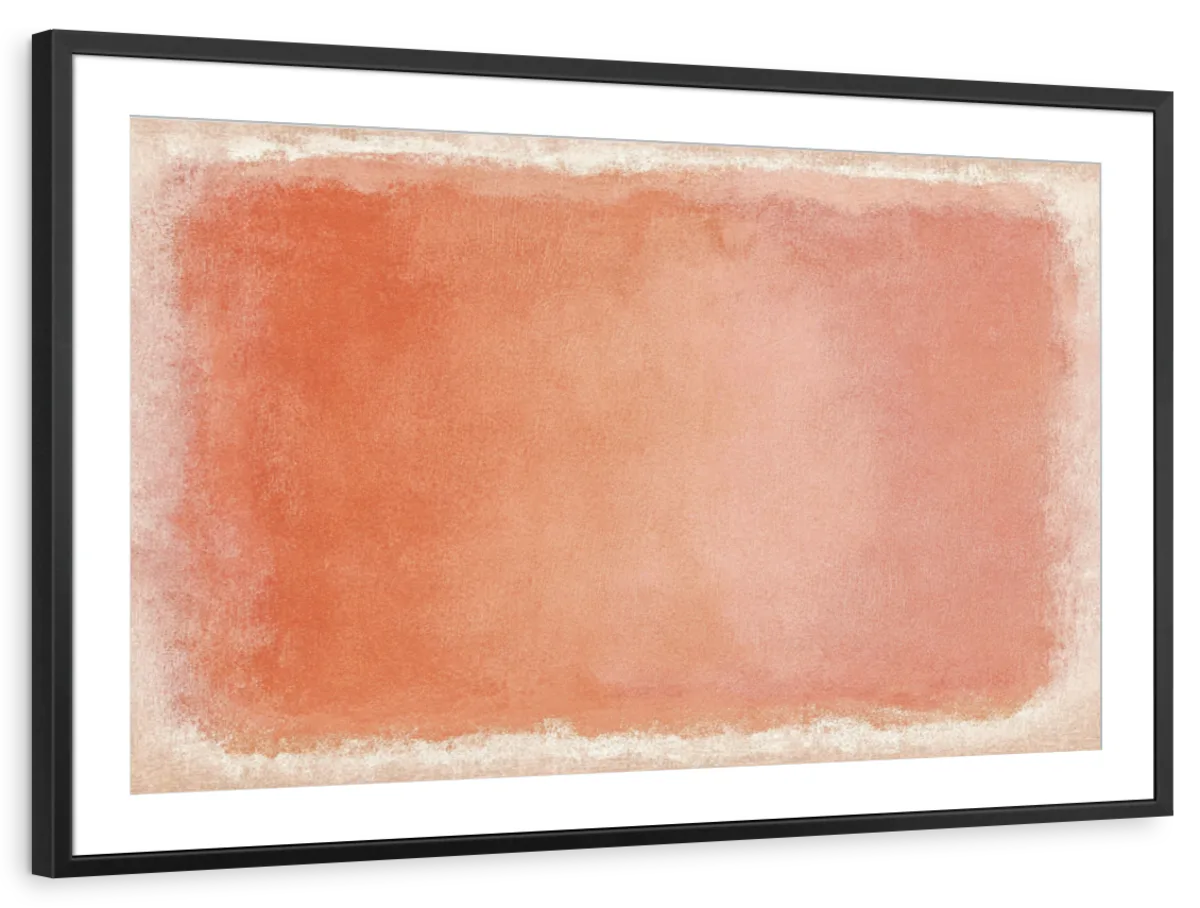 Soft Orange and Peach Abstract Texture Wall Art - Image 14