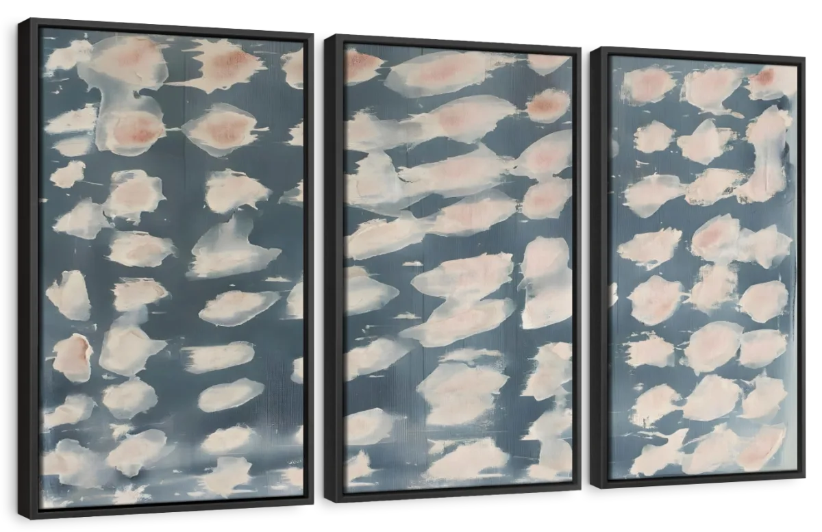 Soft Pink Clouds Abstract Wall Art - Image 11