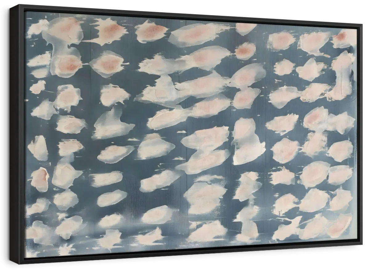 Soft Pink Clouds Abstract Wall Art - Image 12
