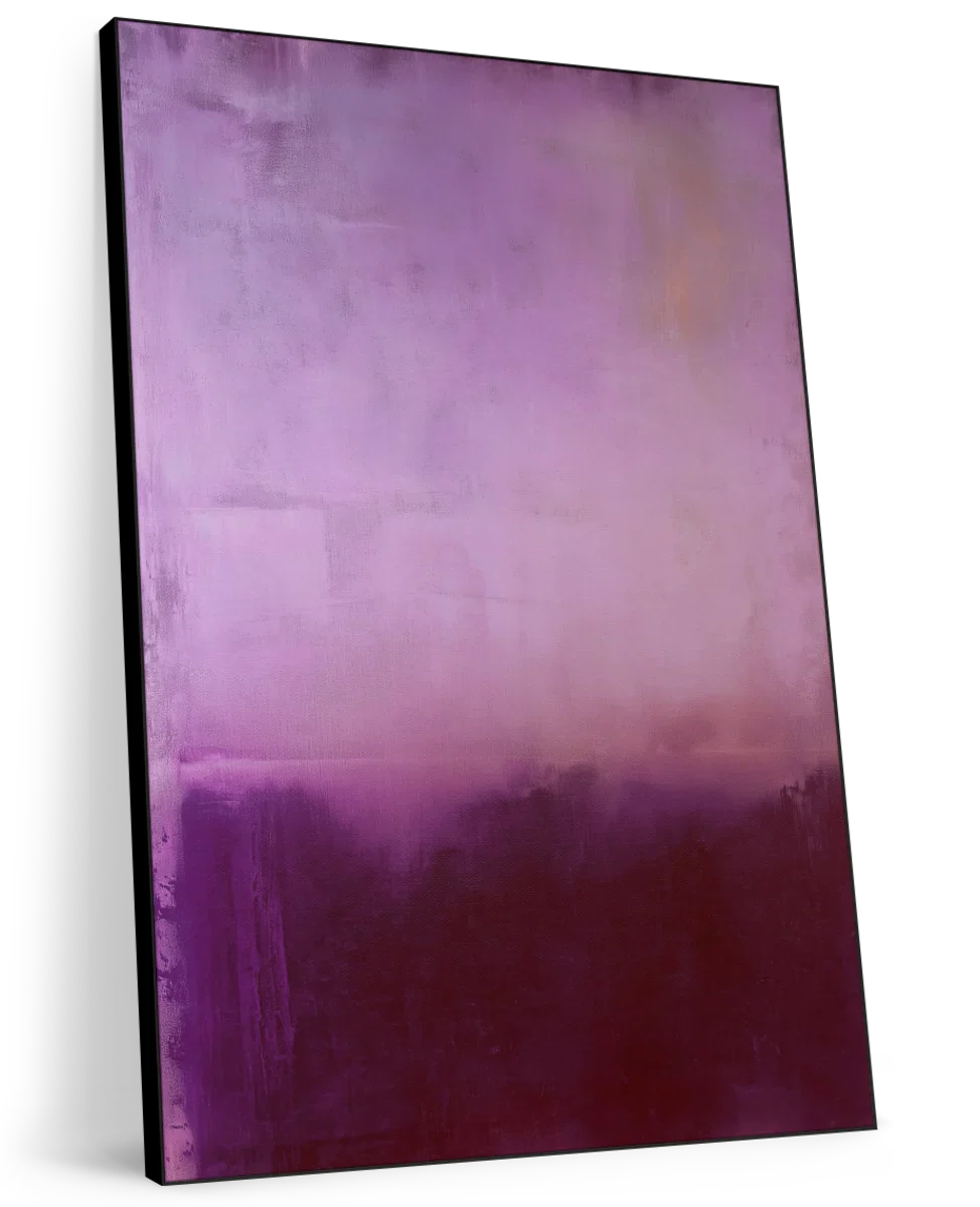 Soft Purple Abstract Wall Art - Image 11