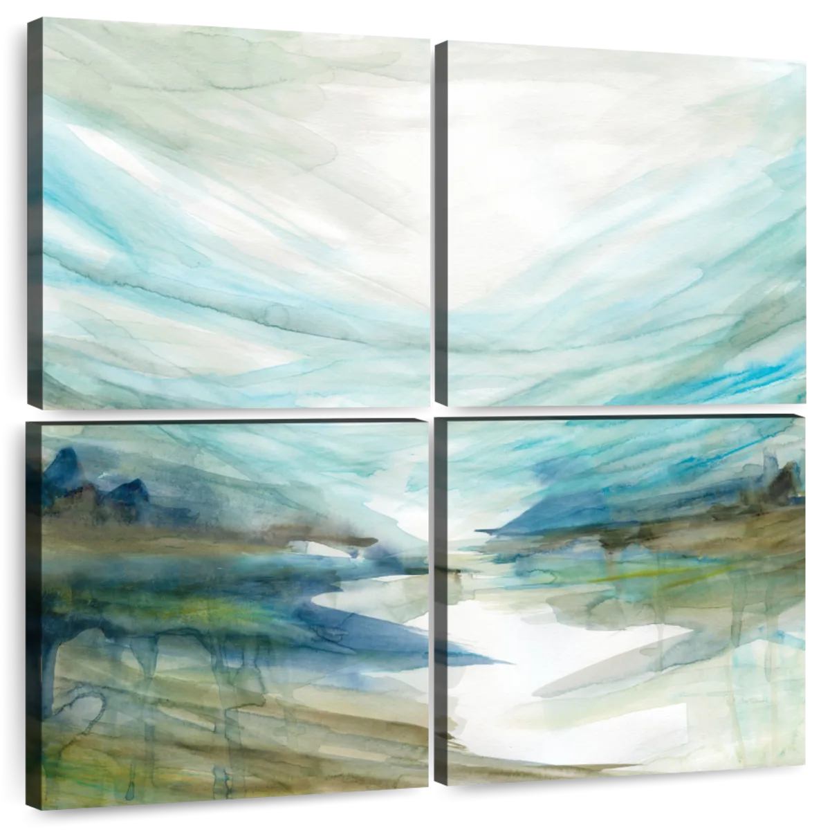 Soft River Reflection Wall Art - Image 25