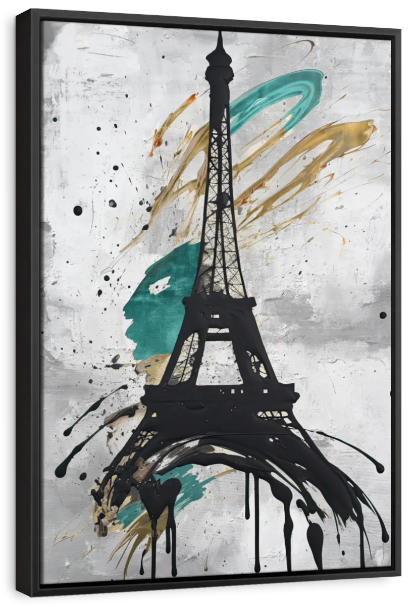 Splash Of Eiffel Wall Art - Image 13