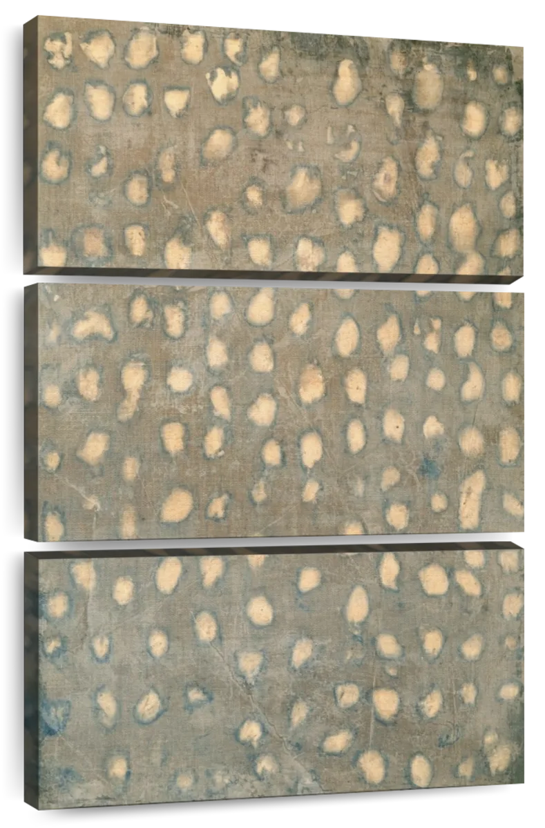 Spotted Pattern on Aged Canvas Wall Art - Image 8