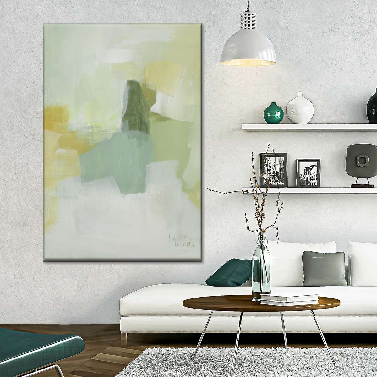 Spring Bloom Abstract Wall Art - Image 3