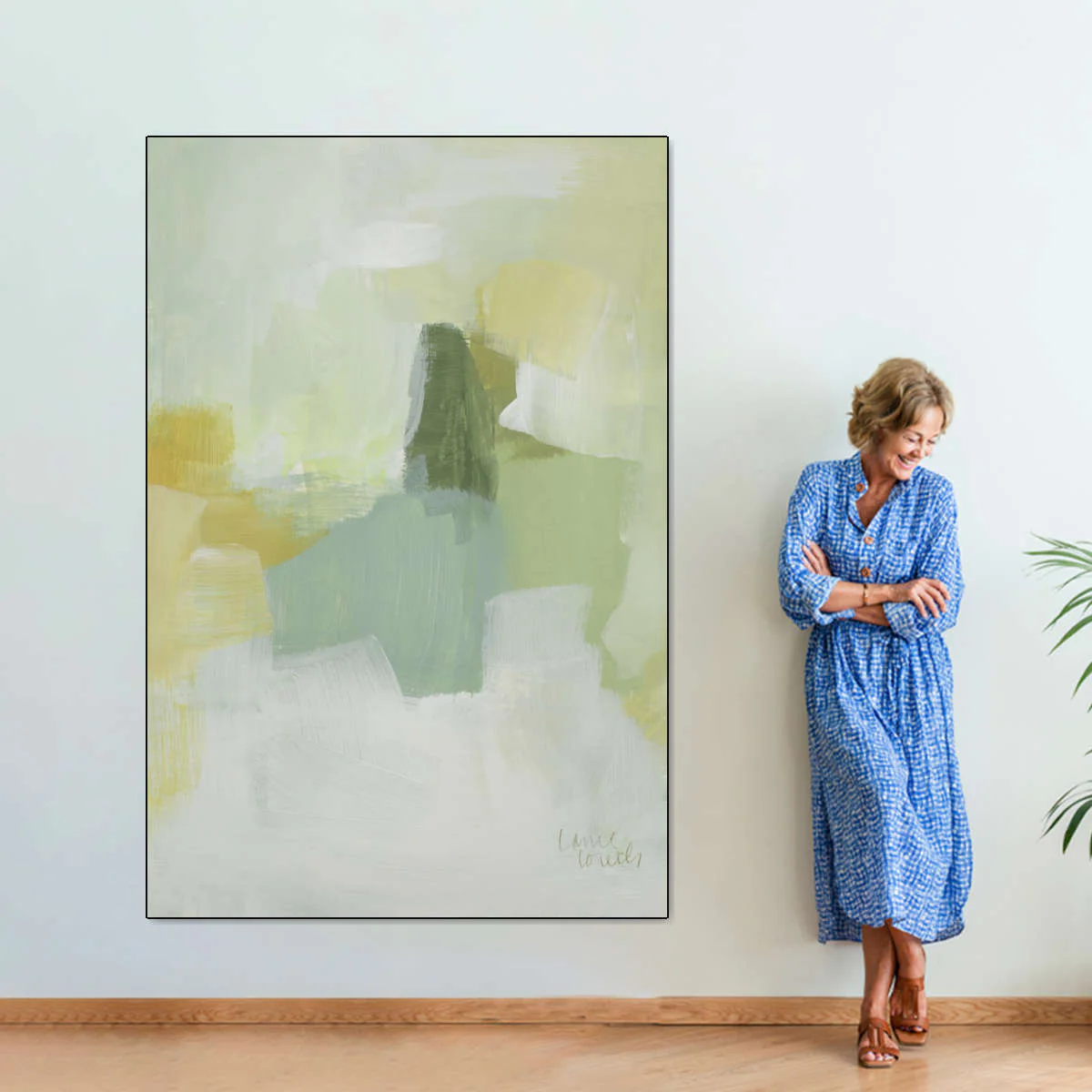 Spring Bloom Abstract Wall Art - Image 4