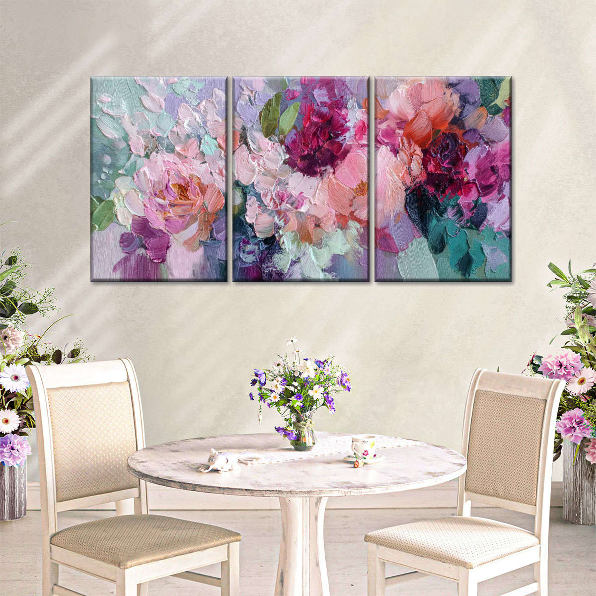 Spring Floral Meadow Wall Art - Image 4