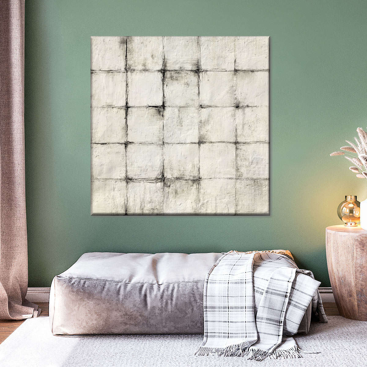 Stained Grids Wall Art - Image 2