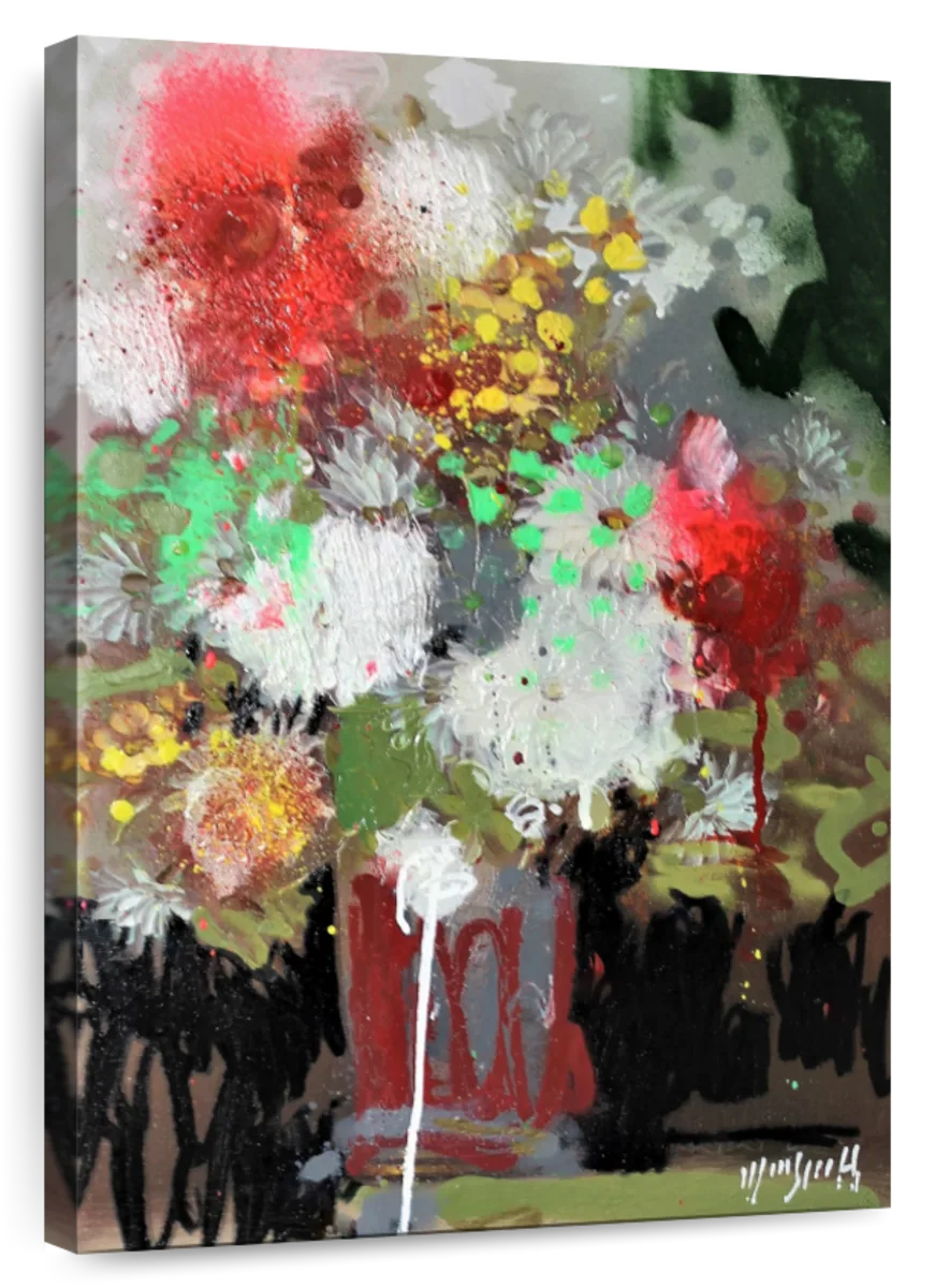 Street Art Bouquet Wall Art