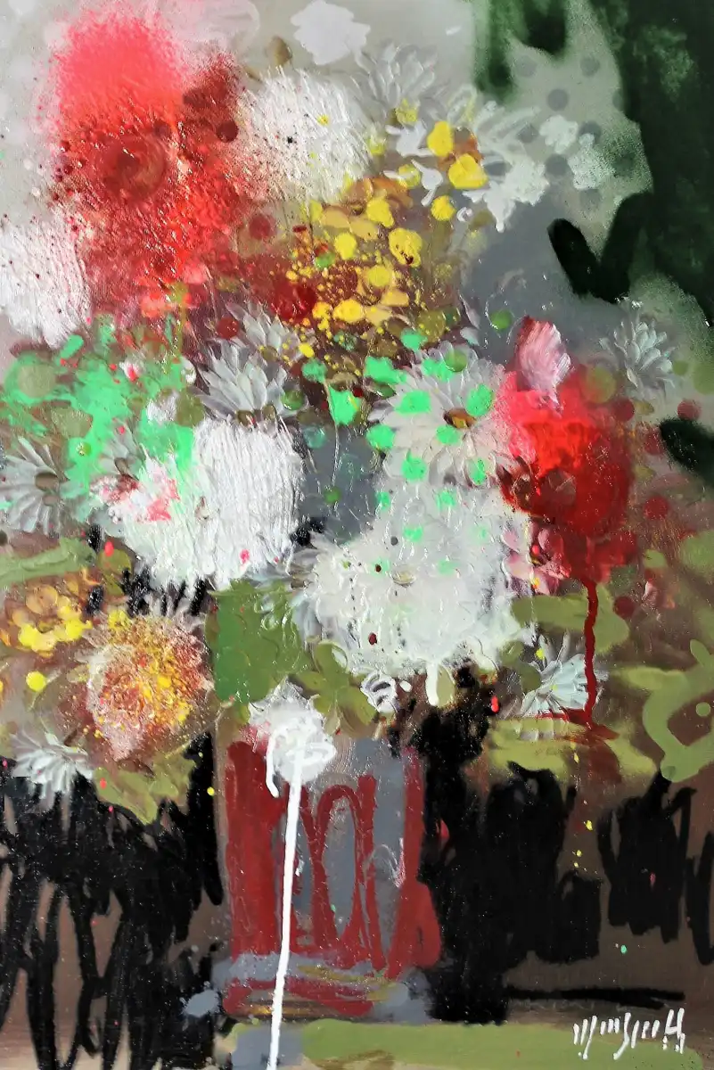 Street Art Bouquet Wall Art - Image 12