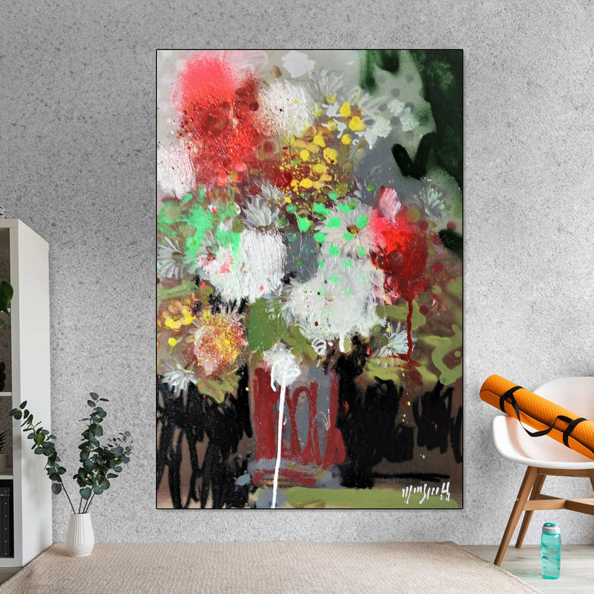 Street Art Bouquet Wall Art - Image 4