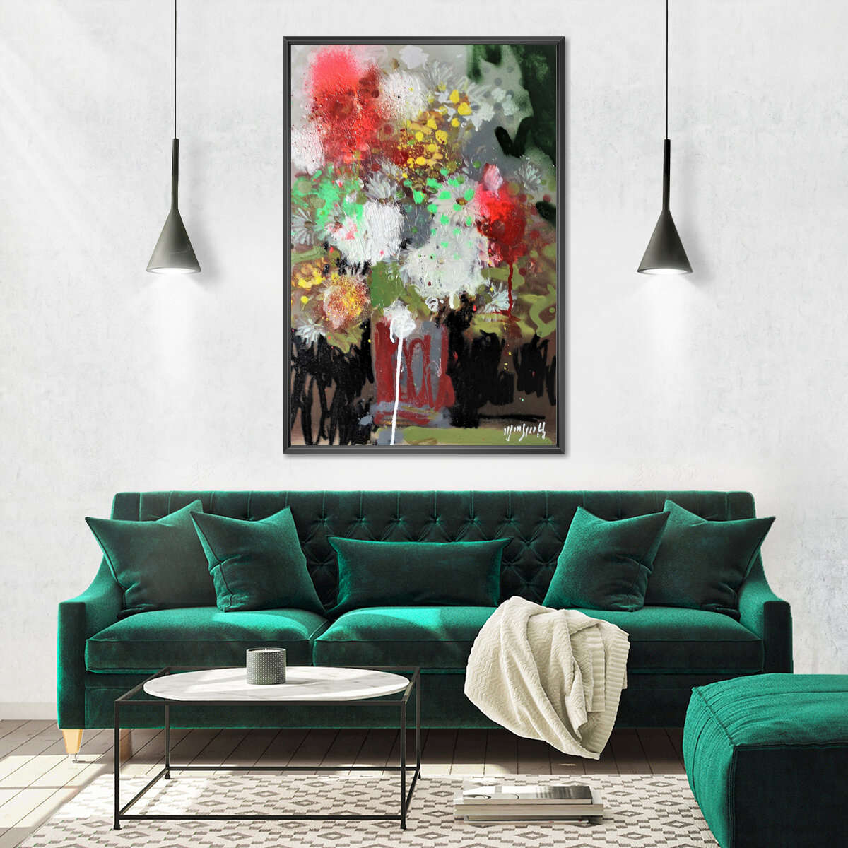 Street Art Bouquet Wall Art - Image 5