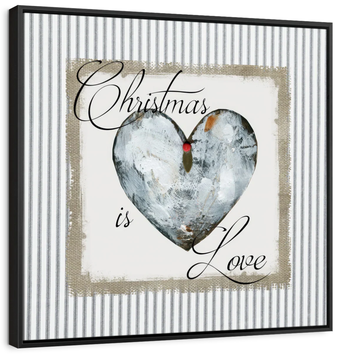 Stripes Christmas Is Love Wall Art - Image 12