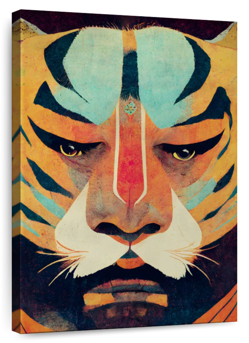 Strong Tiger Wall Art