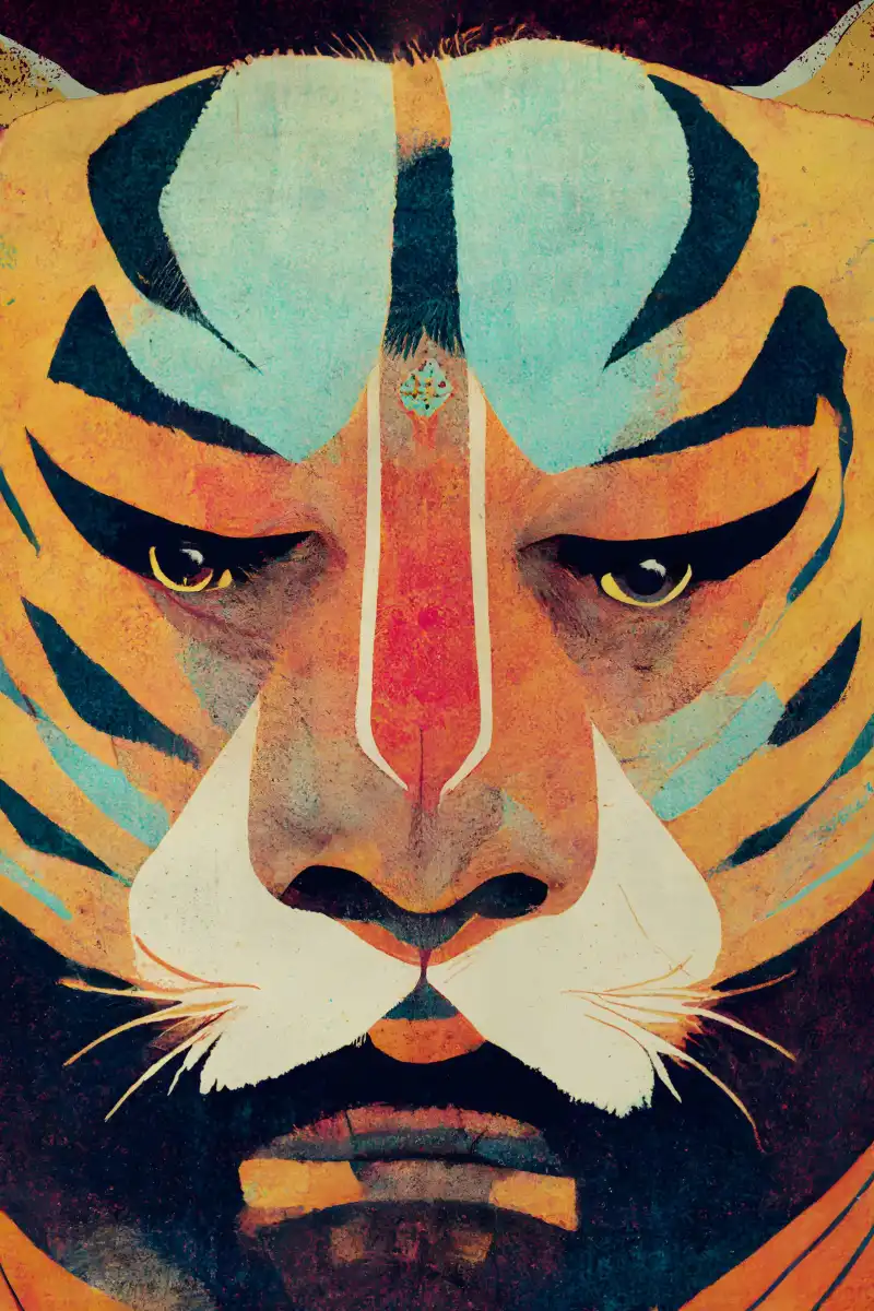 Strong Tiger Wall Art - Image 12