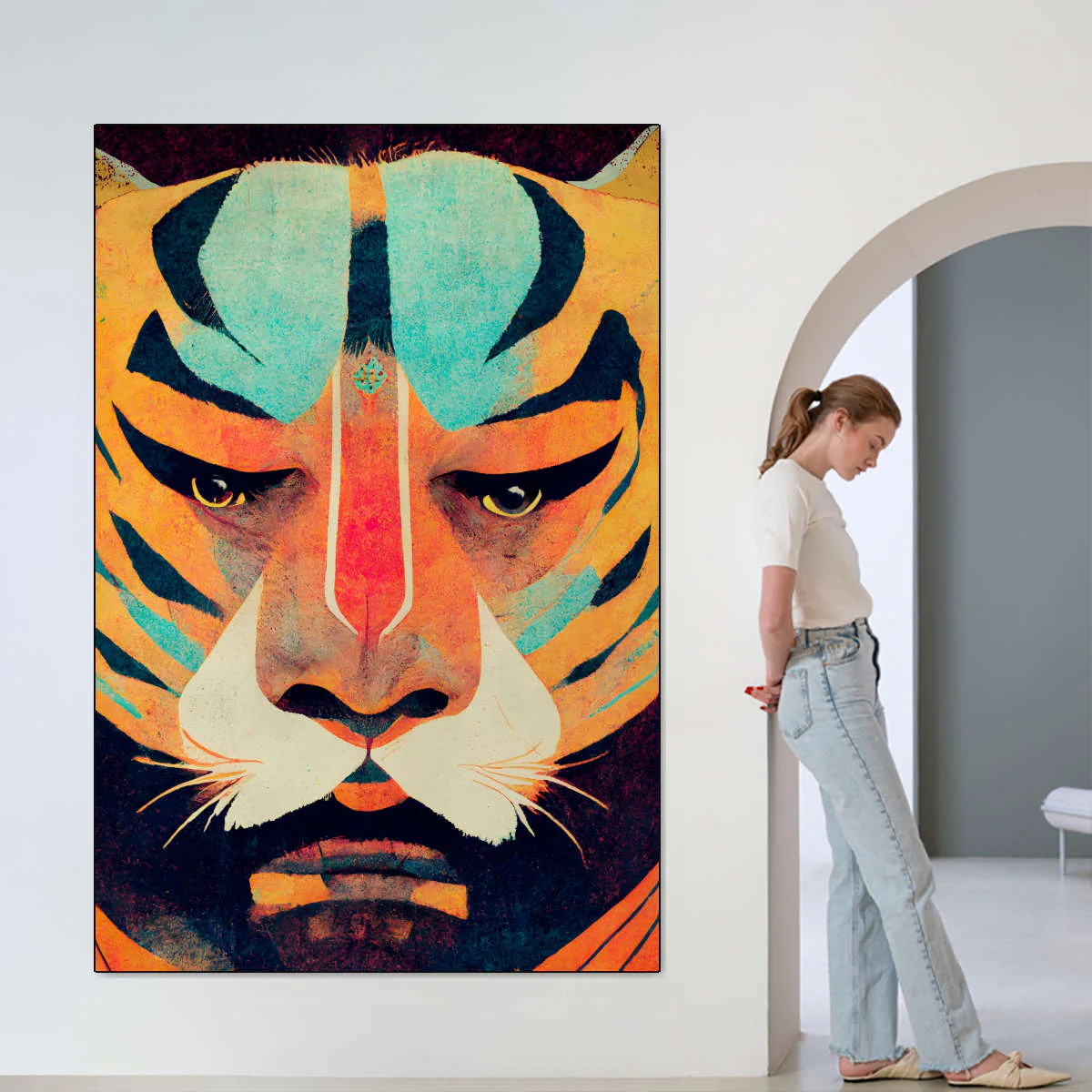 Strong Tiger Wall Art - Image 7