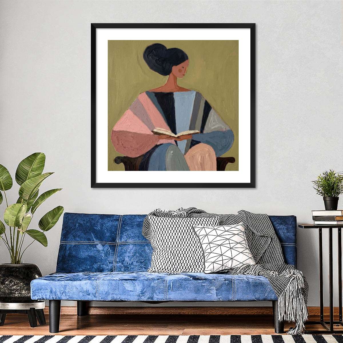 Stylized Reader Portrait Wall Art - Image 6