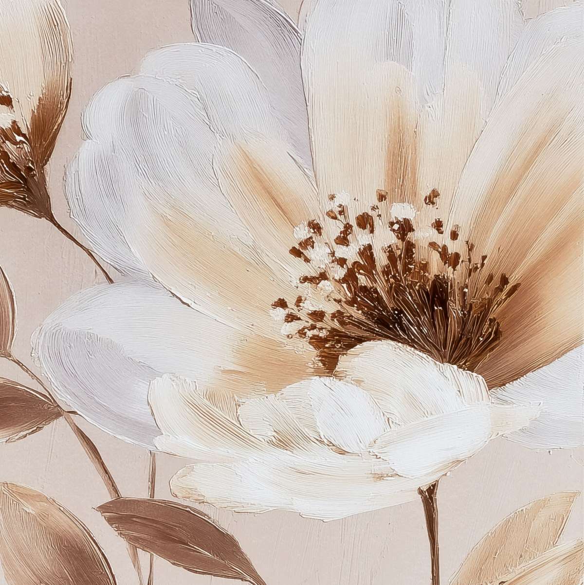 Subtle White Flowers II Wall Art - Image 11
