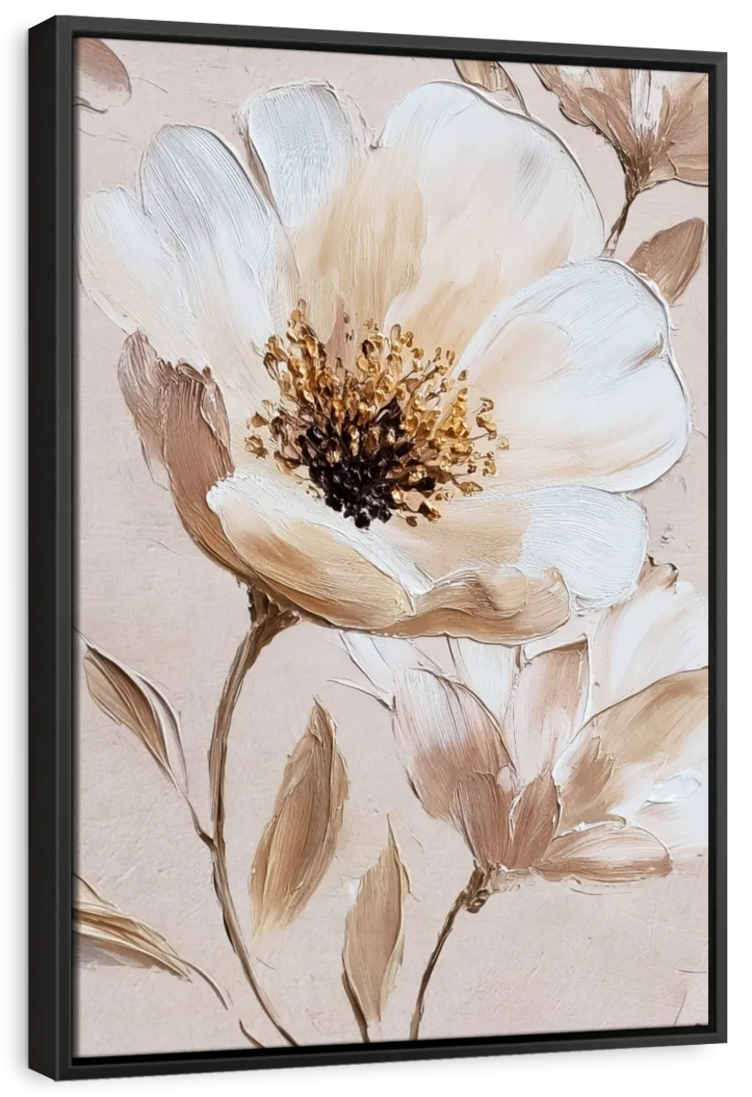 Subtle White Flowers III Wall Art - Image 6