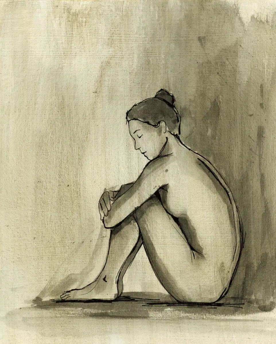 Sumi-E Figure IV Wall Art - Image 9