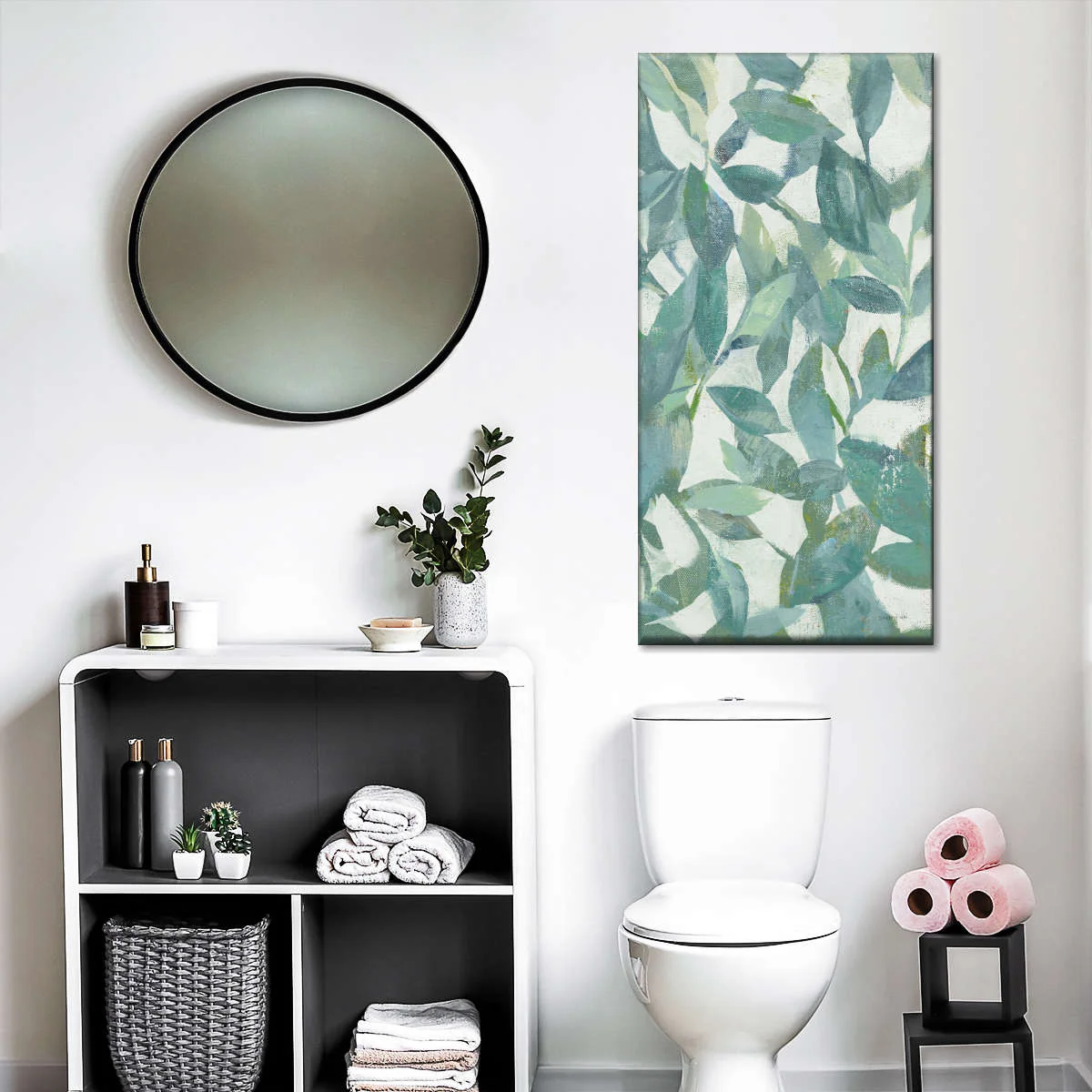 Summer Garden Greenery III Light Wall Art - Image 4