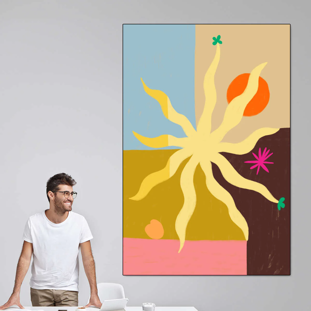 Sun Bloom Wall Art - Image 3