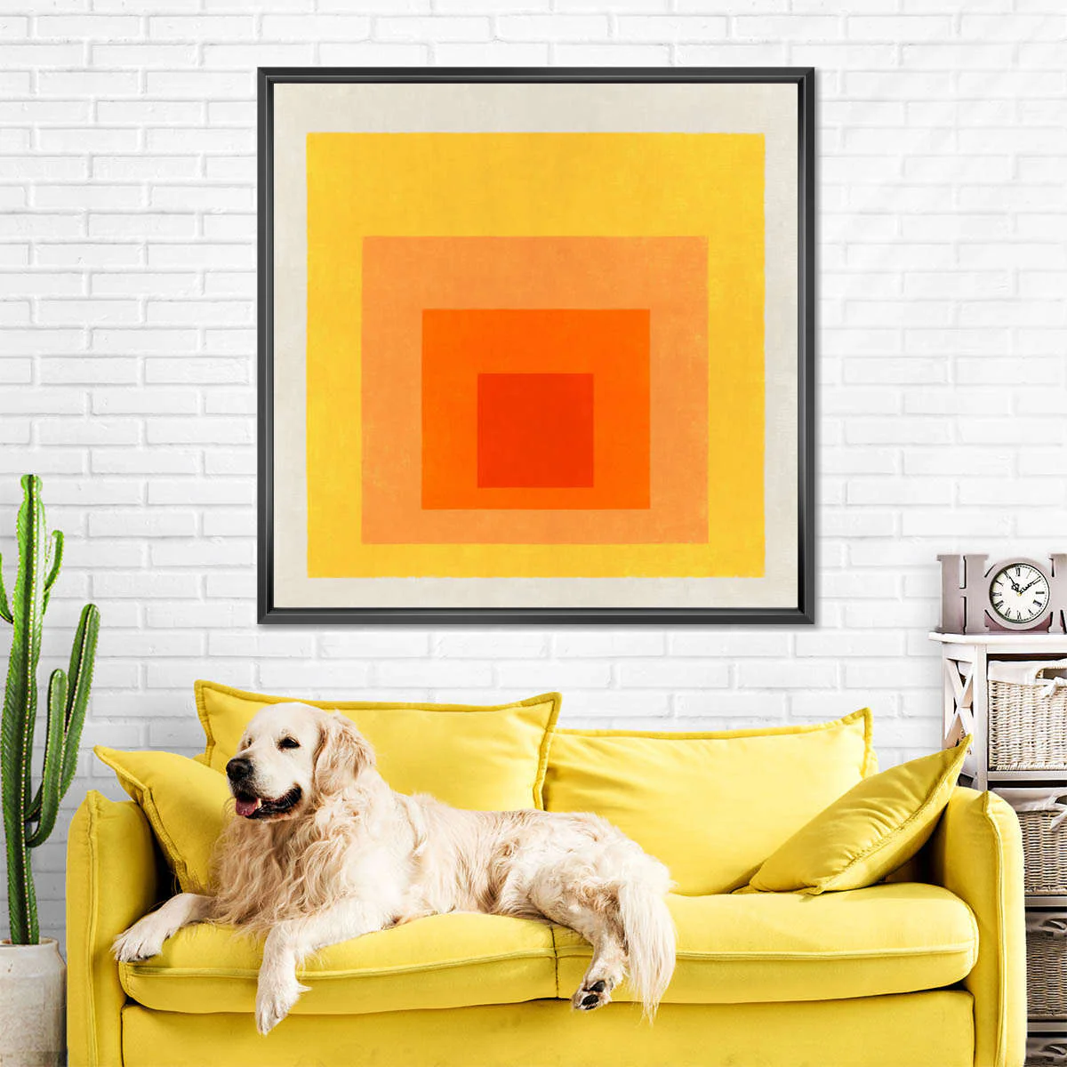 Sunlit Square Layers Wall Art - Image 10