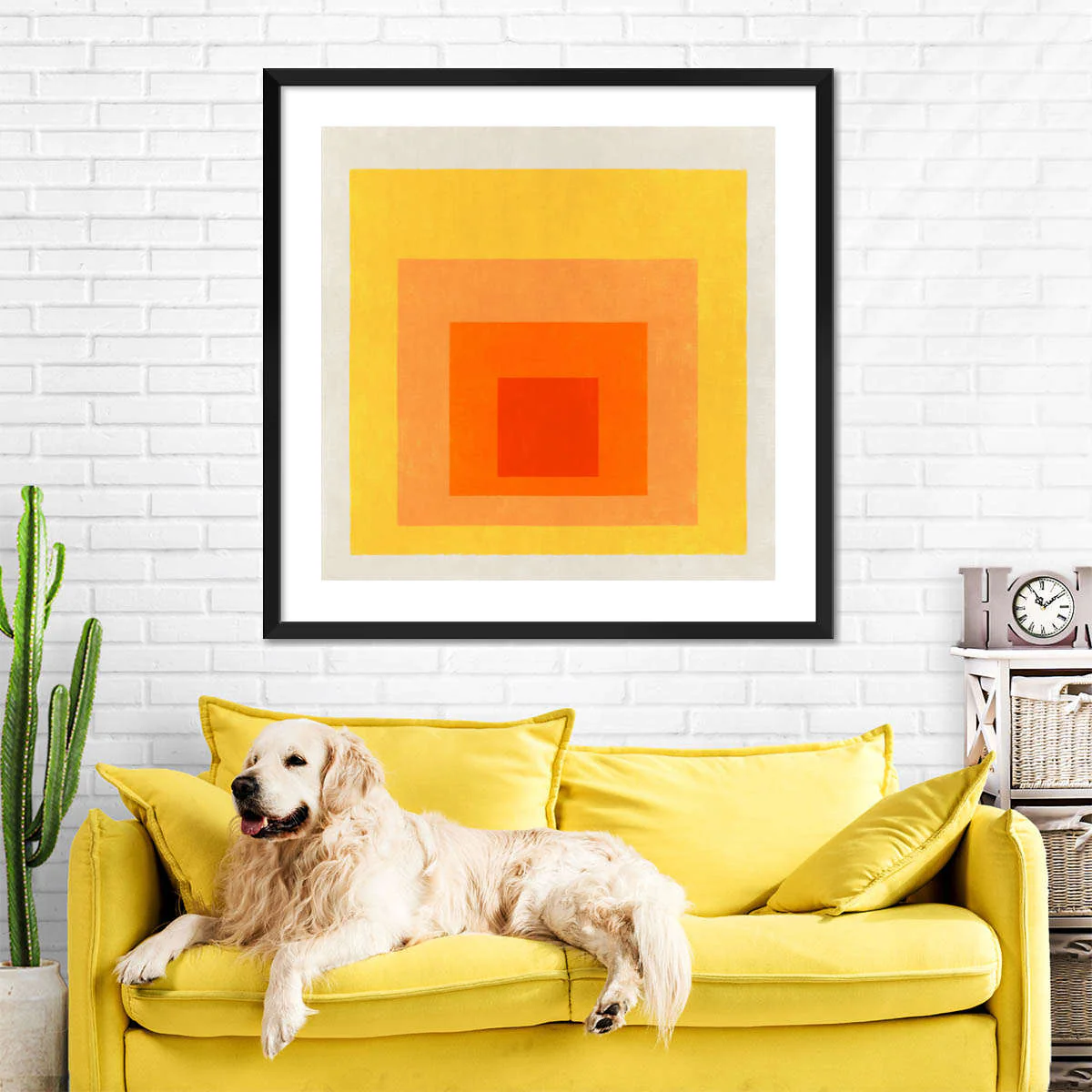 Sunlit Square Layers Wall Art - Image 6