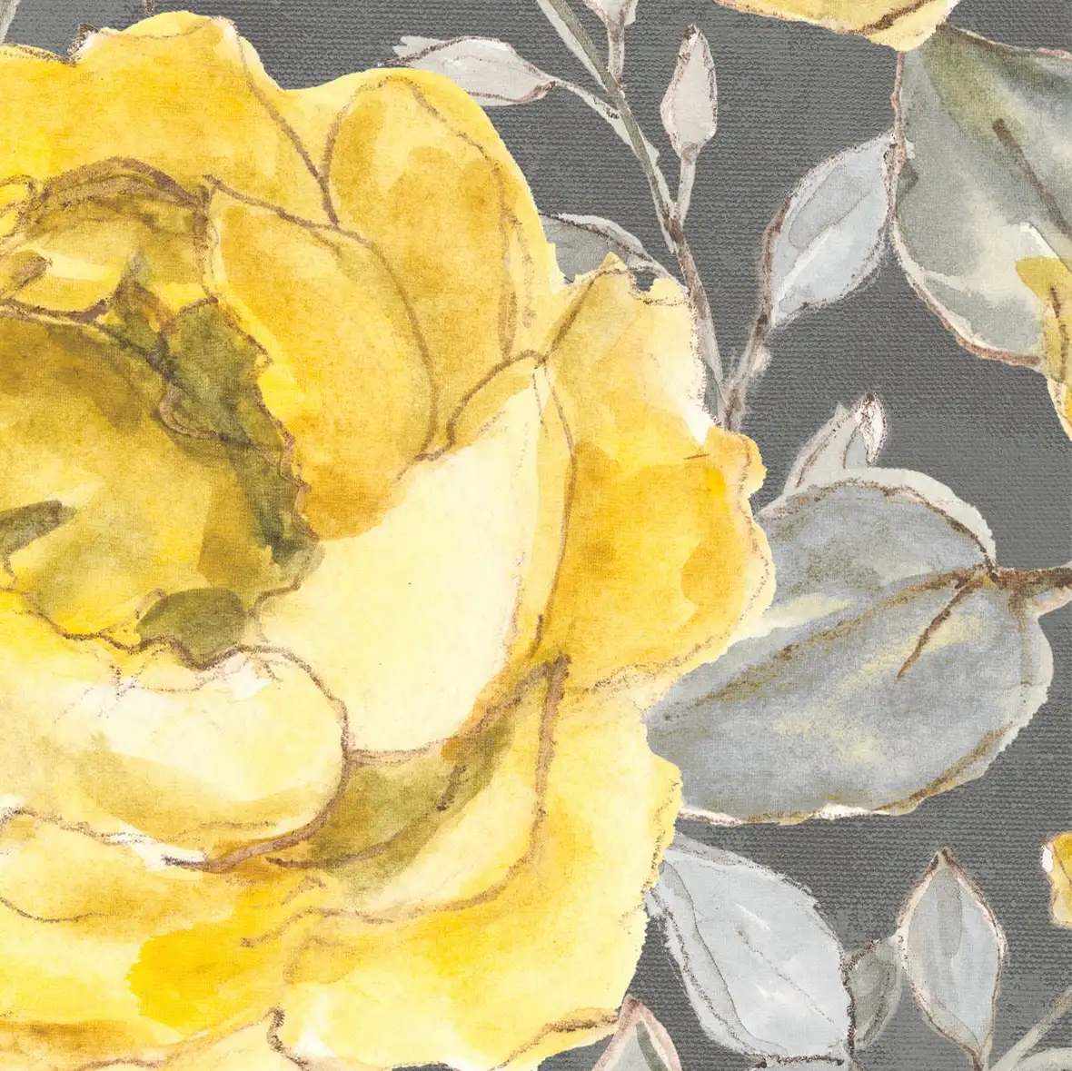 Sunny Roses Pattern VIB Wall Art - Image 27