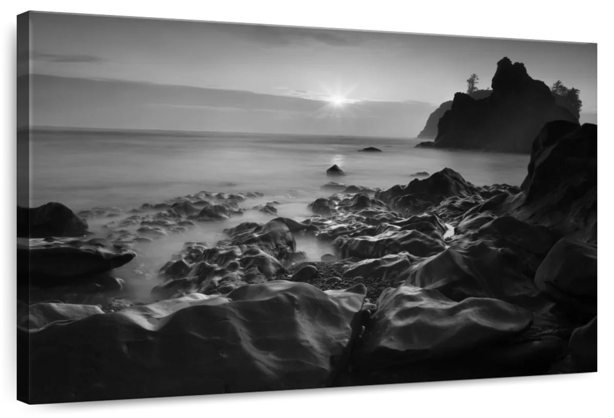 Sunset At Ruby Beach Wall Art