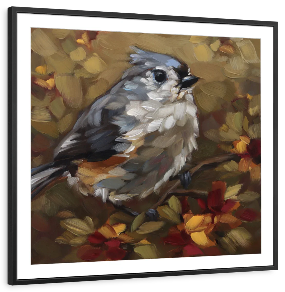Sunset Tufted Titmouse Wall Art - Image 10