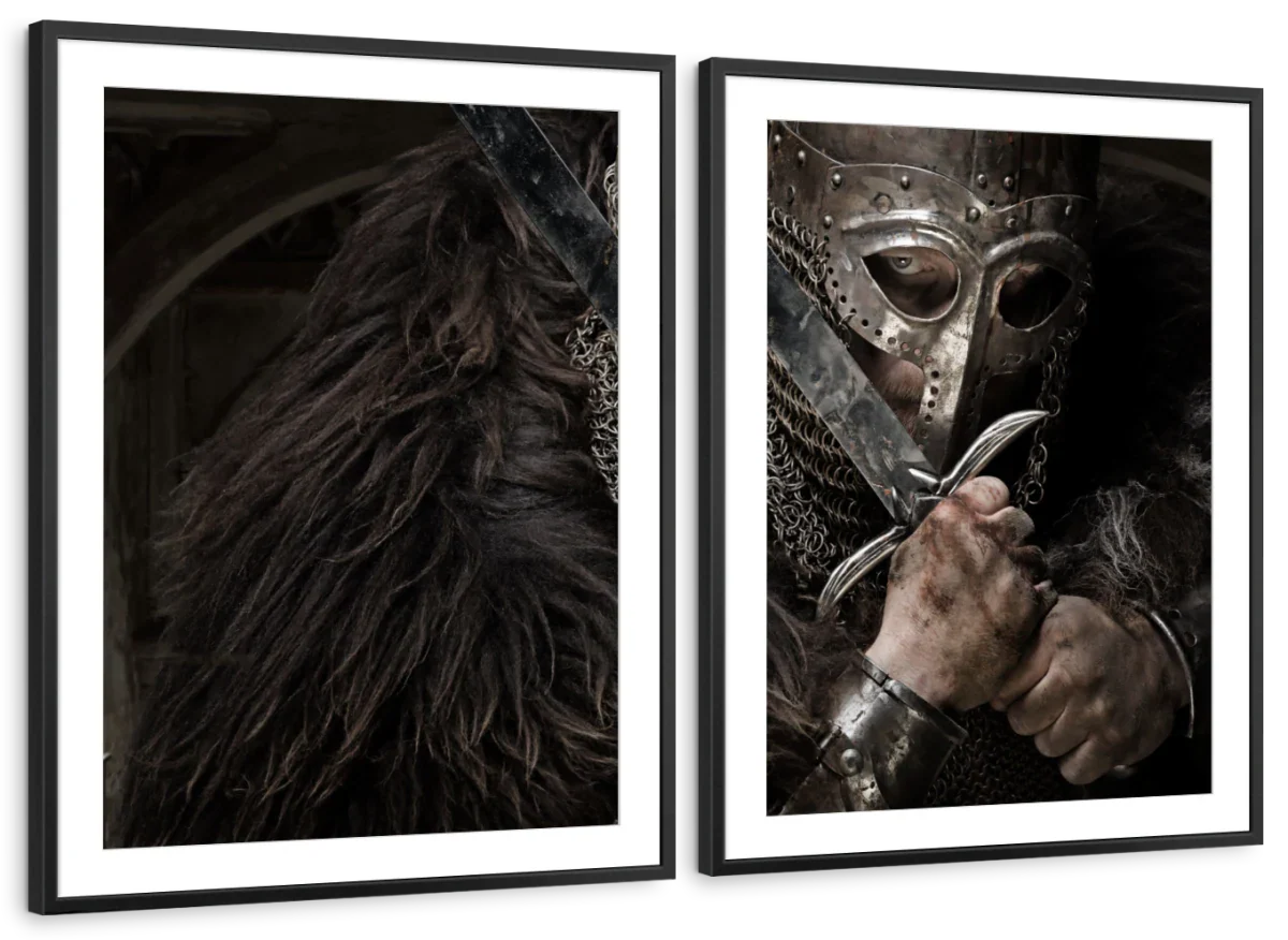 Sword Wielding Viking Warrior Wall Art - Image 85