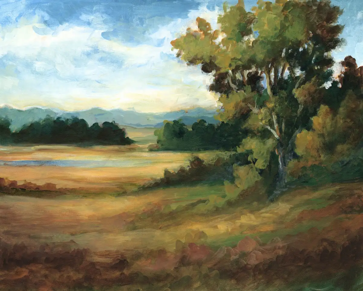 The Amber Fields Wall Art - Image 8