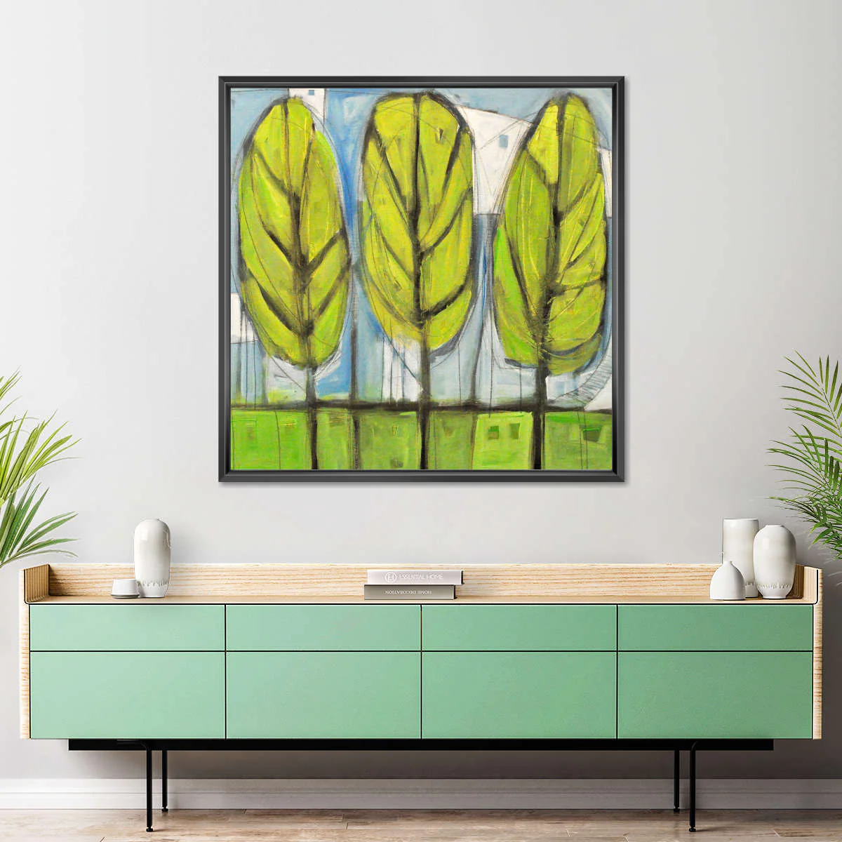 Three Spring Trees Wall Art - Image 4