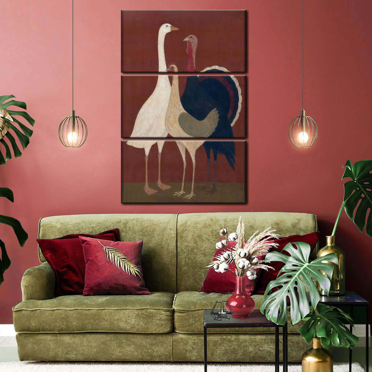Three Turkeys Wall Art - Image 4