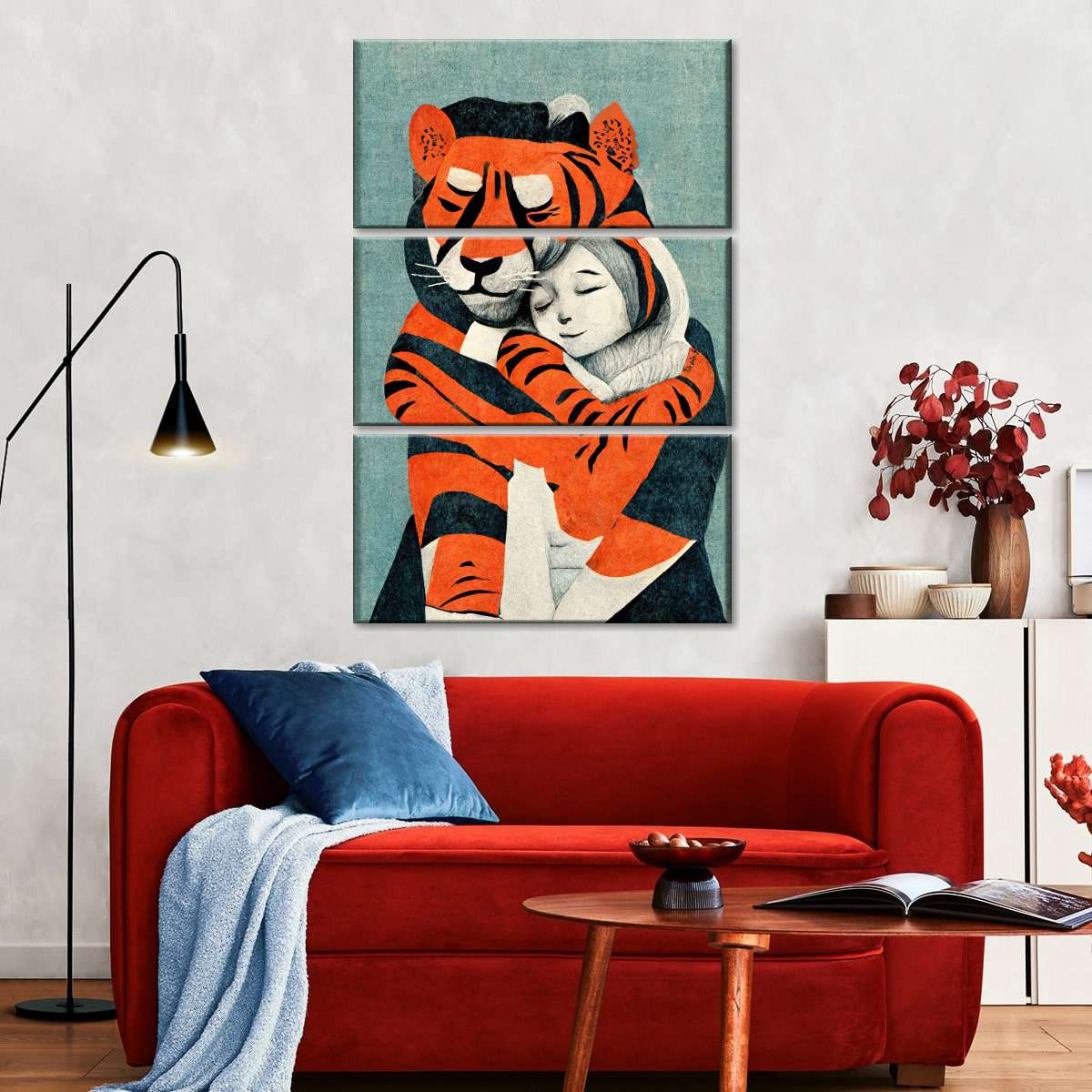 Tiger's Embrace Wall Art - Image 4