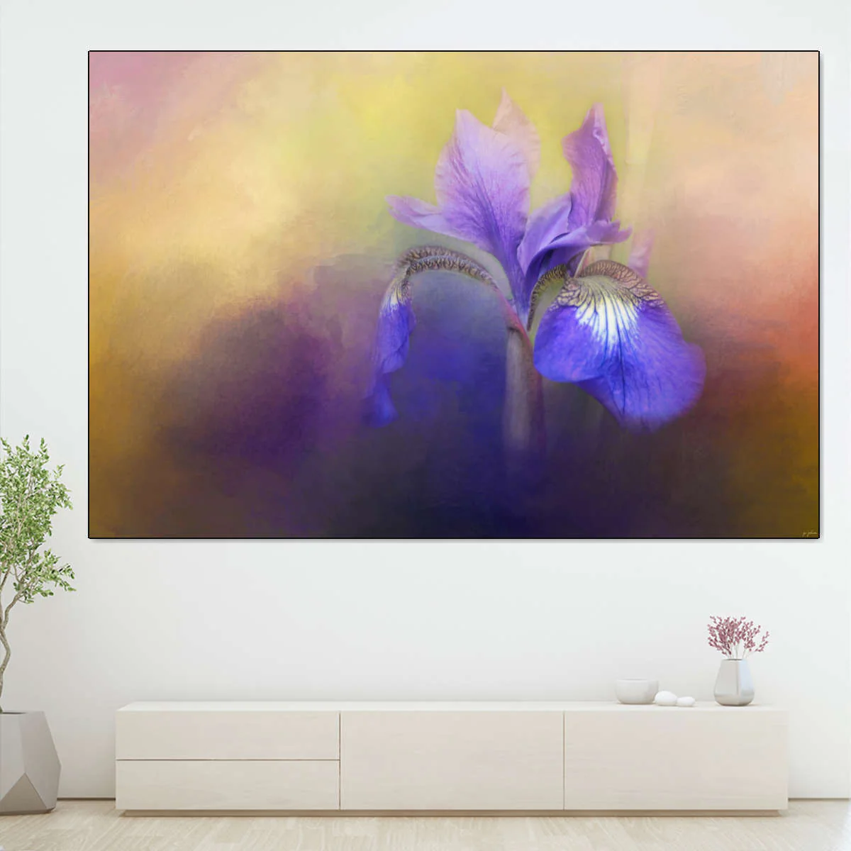 Tiny Iris Wall Art - Image 3