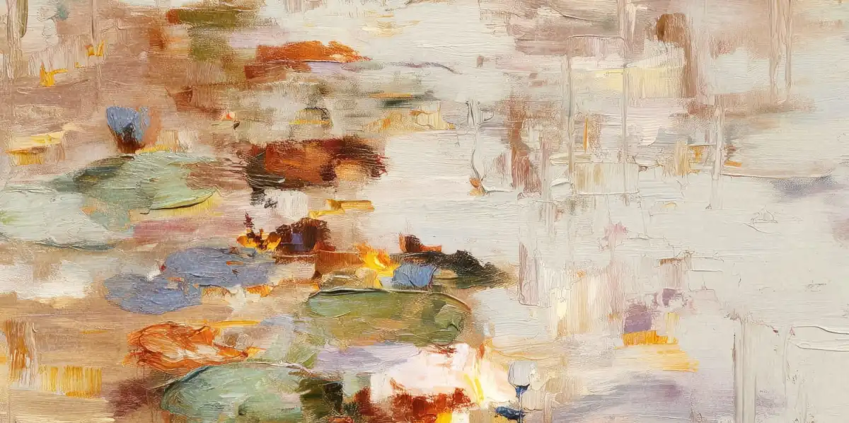 Tranquil Garden Pond I Wall Art - Image 14