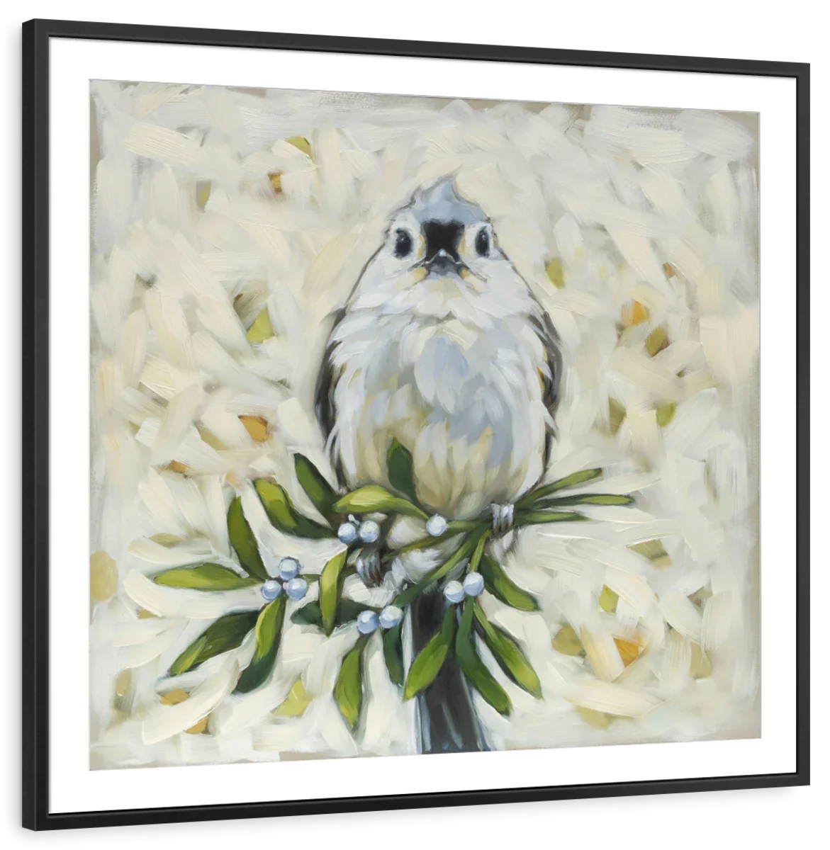 Tufted Titmouse - Mistletoe Wall Art - Image 10
