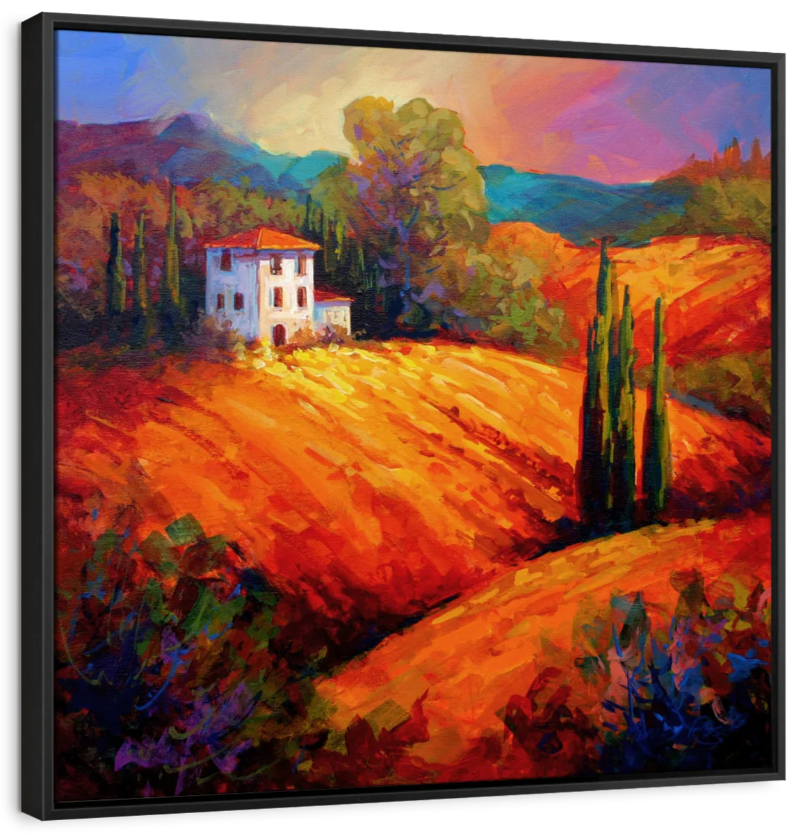 Tuscan Villa Evening Wall Art - Image 6