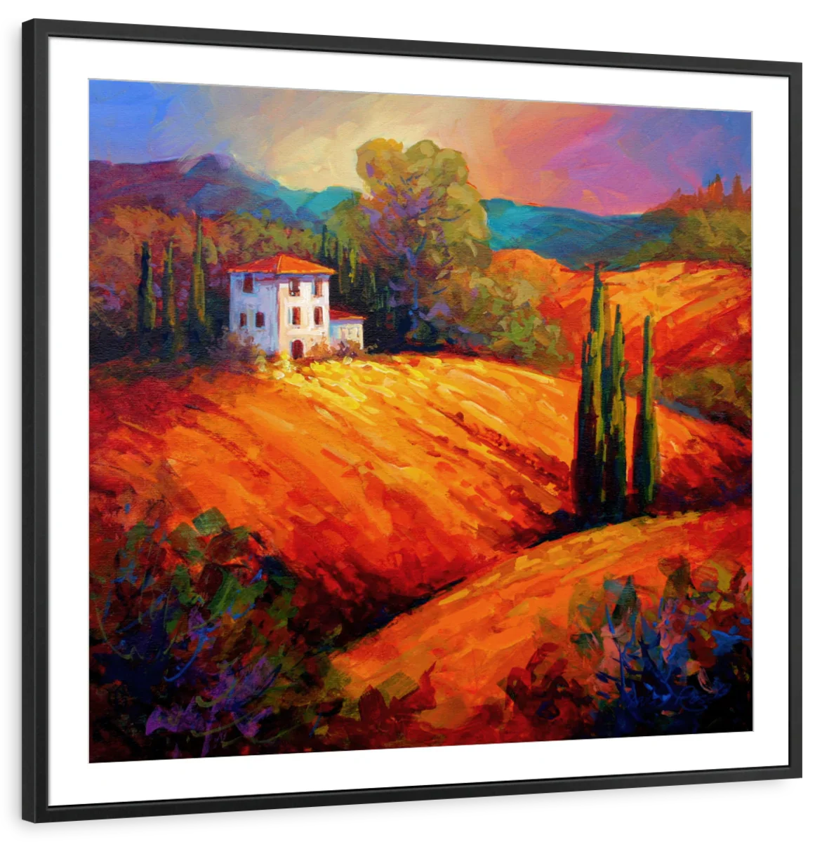 Tuscan Villa Evening Wall Art - Image 7