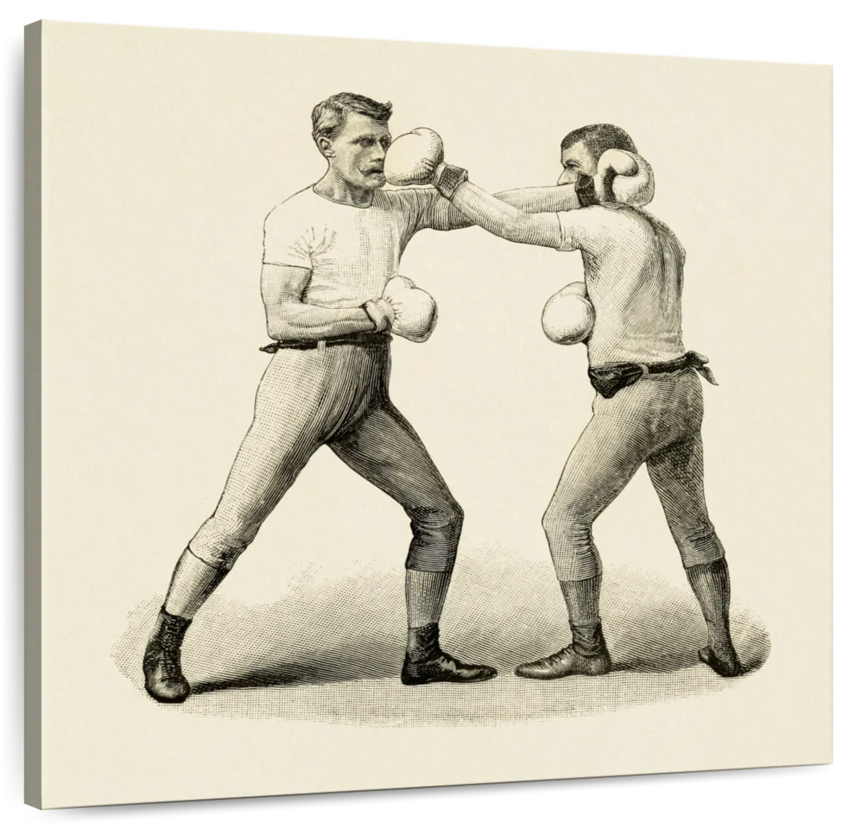 Two Victorian Boxers Wall Art