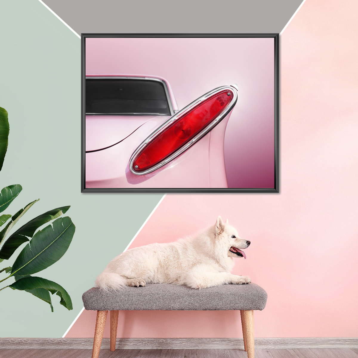 US Classic Car 1961 Comet Tail Fin Wall Art - Image 4