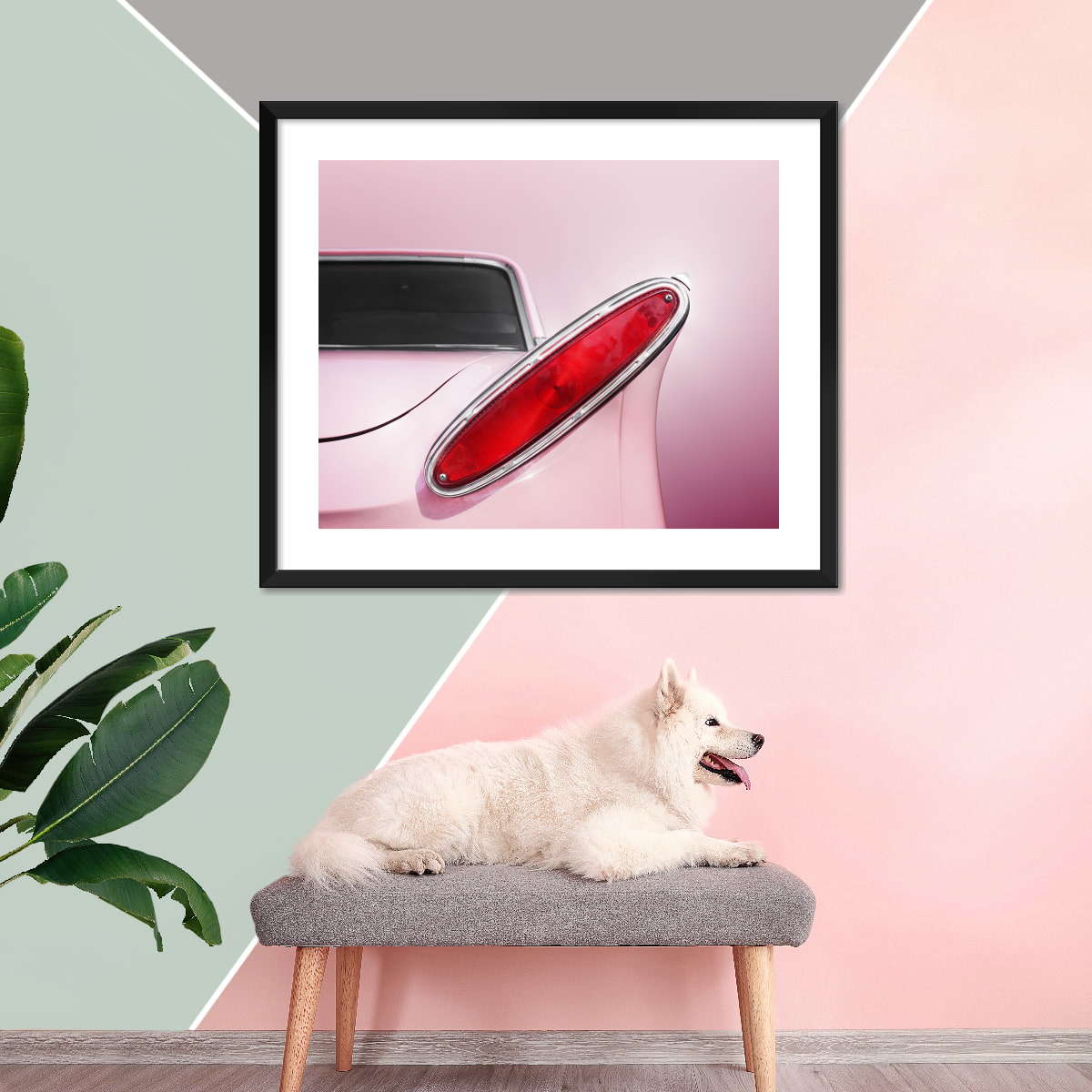US Classic Car 1961 Comet Tail Fin Wall Art - Image 5