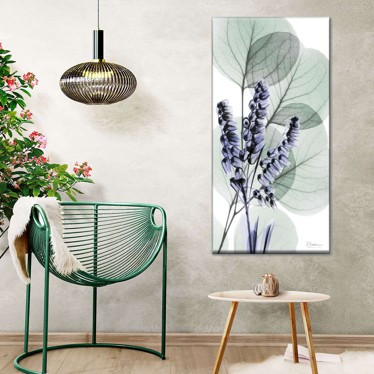 Very Peri Eucalyptus II Wall Art - Image 3